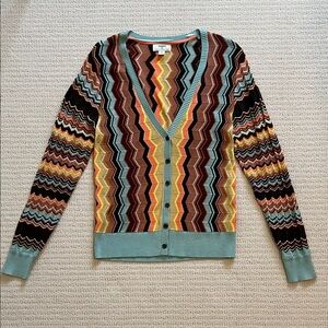 Missoni for Target Multicolor Zigzag Cardigan